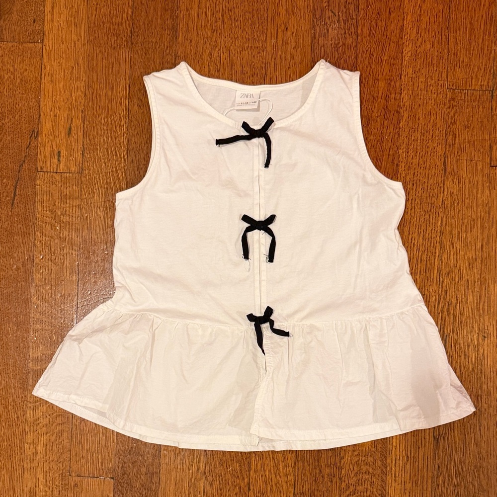 Zara White Tank Top